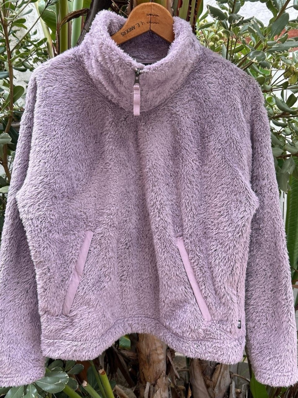 The North Face Osito Quarter Zip Fleece Pullover Women’s Medium Purple 2019